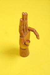 Hand of mannequin