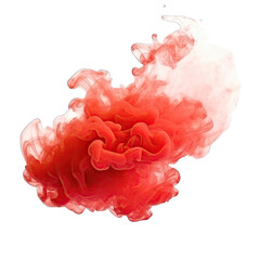red fog or smoke color isolated transparent special effect abstract red dust explosion SVG on transparent background