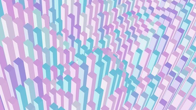 Geometric Cube Waves Animation