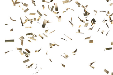Gold confetti patterned background design element