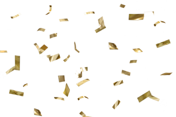 Gold confetti patterned background design element