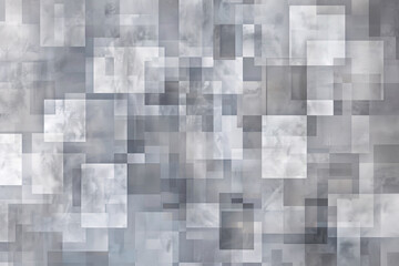 gray geometric background with varying shades of translucent squares