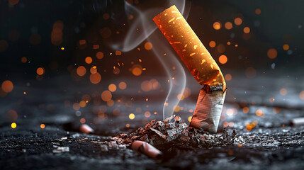 health issues concept  related to smoking