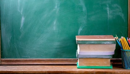 chalkboard with books,book, education, school, books, stack, blackboard, old, 