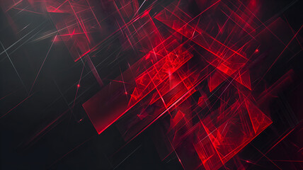 Abstract background in red and black colors. Colorful geometric illustration.
