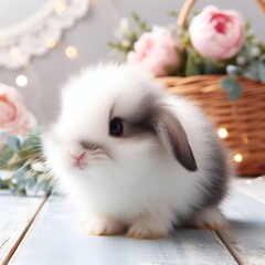 Obraz premium Cute Bunny, Rabbit