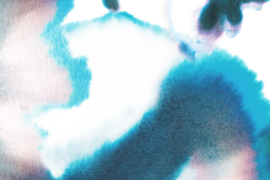 Aesthetic abstract chromatography png background in blue indigo