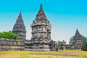 Prambanan or Candi Rara Jonggrang is a Hindu temple compound in Java, Indonesia