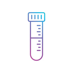 Test tube  vector icon