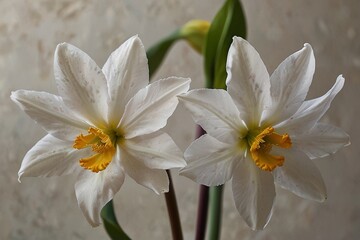 Fototapeta premium delicate flowers, AI generated