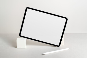 Tablet screen mockup png transparent, digital device design
