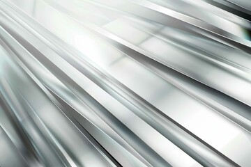 elegant silver parallel stripes on modern abstract background sleek digital art