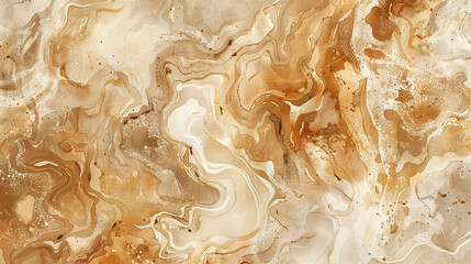 Visual art interpretation: watercolor background with the appearance of worn marble, featuring swirls and veins in subtle earth tones for a refined look. portrayed with creativity.