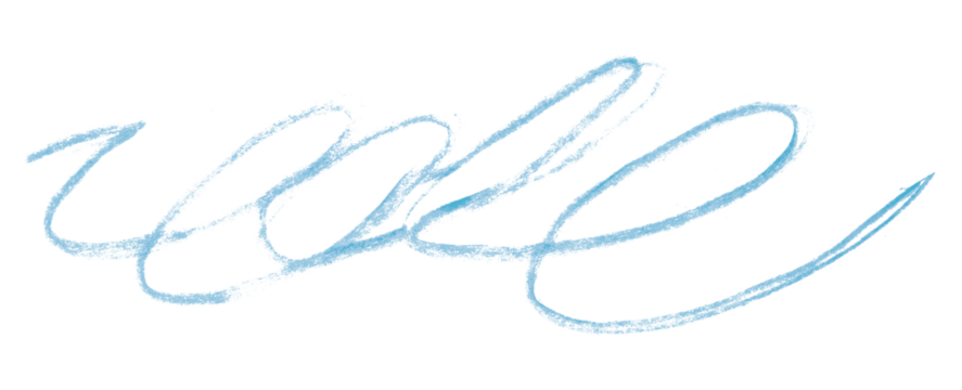 light blue pencil strokes isolated on transparent background