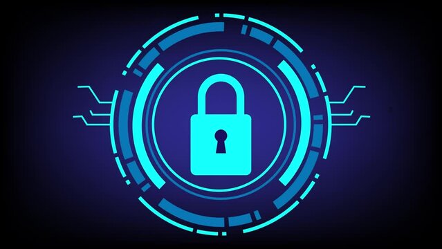 Key lock Circle  Business ( 60 fps 12 sec.)
