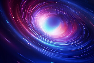 circle jump to another galaxy, fantasy, abstract cosmic background