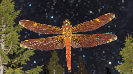 dragonfly on a leaf