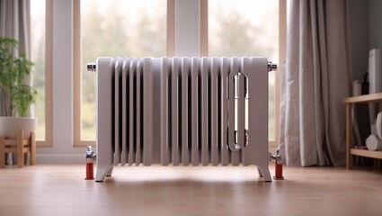 Heating radiator in the house