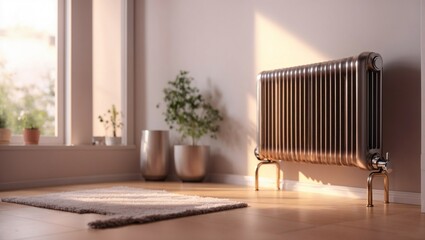 Heating radiator in the house