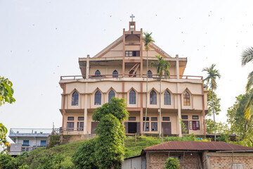 Bilkhawthlir kualmawi presbyterian church in bilkhawthlir village,mizoram,north-east India