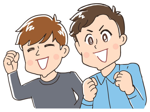 やる気あふれる男性