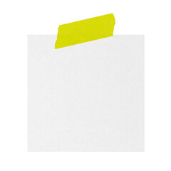 Simple png note paper sticker, transparent background