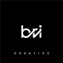 BRI Letter Initial Logo Design Template Vector Illustration