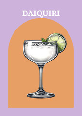 Famous Drinks, Printable Wall Art, Daiquiri, Espresso Martini, Whiskey Sour, Cosmopolitan, Aperol Spritz, Mai Tai, Retro Mixology