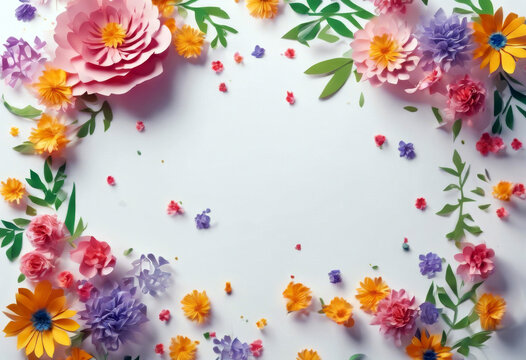 white selling background  scount 20% Flowers 20 background Unique Paper confetti flyer sale shopping percent symbol poster sign off  cut leaves spring banner blur brightly buy