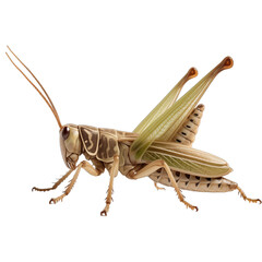 a grasshopper in zoo style SVG transparent background