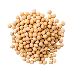 a heap of chickpeas SVG on transparent background top view