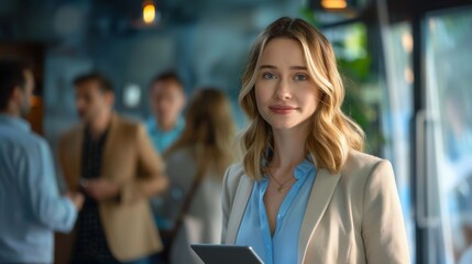 Fototapeta premium A Confident Woman at Work