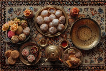 Traditional Eid al-Adha Morning Setup

