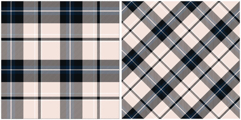 Classic Scottish Tartan Design. Scottish Tartan Seamless Pattern. Traditional Scottish Woven Fabric. Lumberjack Shirt Flannel Textile. Pattern Tile Swatch Included.