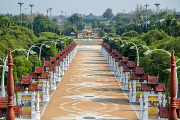 Chaloem Phrakiat Park, Chiang Mai, Thailand, Magnificent architecture of Asia