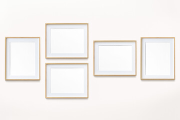 Photo frames png mockup, transparent design