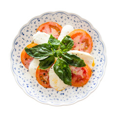 Png caprese salad sticker, food photography, transparent background