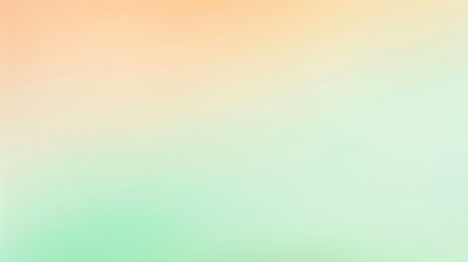 Obraz premium Visual art interpretation: from a pale mint green to a soft peach, capturing the essence of spring in an abstract design. portrayed with creativity.