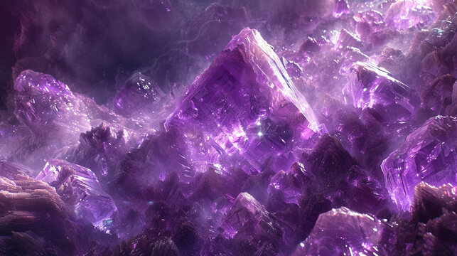 Wisps of amethyst and silver dancing on the wind, casting a spell of enchantment upon the landscape and awakening the spirit to new possibilities. 