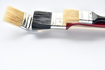 Brushes for painting wood and metal