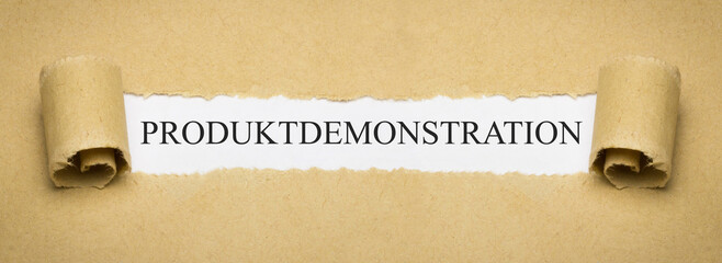 Produktdemonstration
