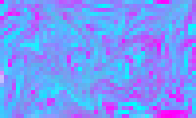 Chromatic pixels background, A fusion of blue and pink delight