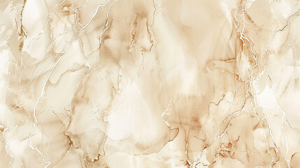 Visual art interpretation: styled as a beige marble slab, with watercolor washes and intricate veining, suitable for high-end design projects. portrayed with creativity. - obrazy, fototapety, plakaty