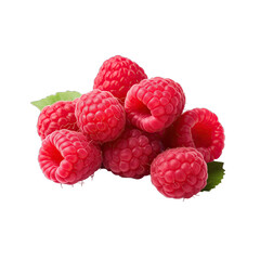 a bunch of ripe raspberries SVG on transparent background