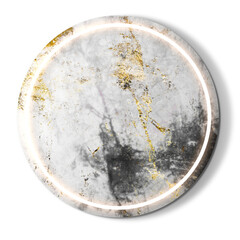 LED light framed on gray marble background transparent png