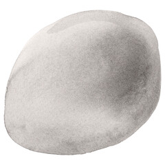 Gray watercolor stain circle design transparent png