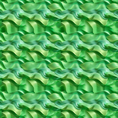 Fototapeta premium Modern universal minimalist artistic seamless 3d light green pattern