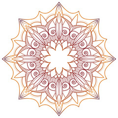 Bronze arabesque design element transparent png