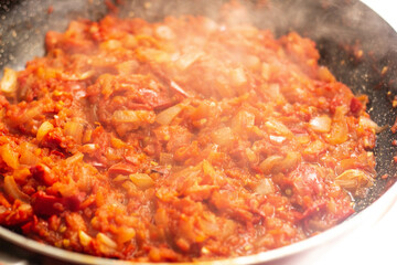 Spanish Sofrito for Paella:Mediterranean Culinary Essence