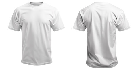 white t-shirt, isolated